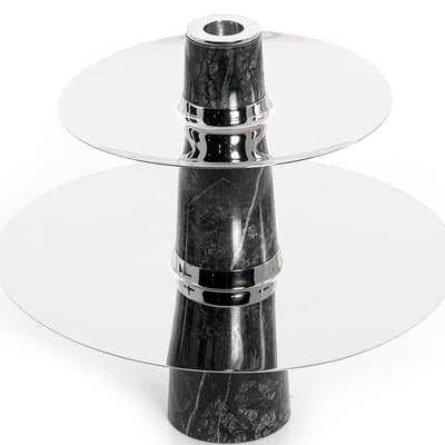 Marble and metal stand - CASCADES