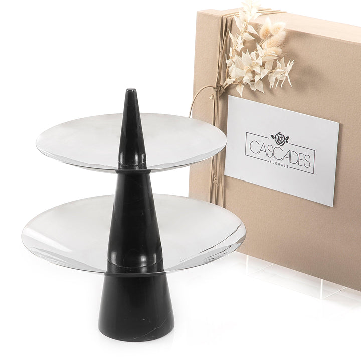 Marble stand with gift box - CASCADES