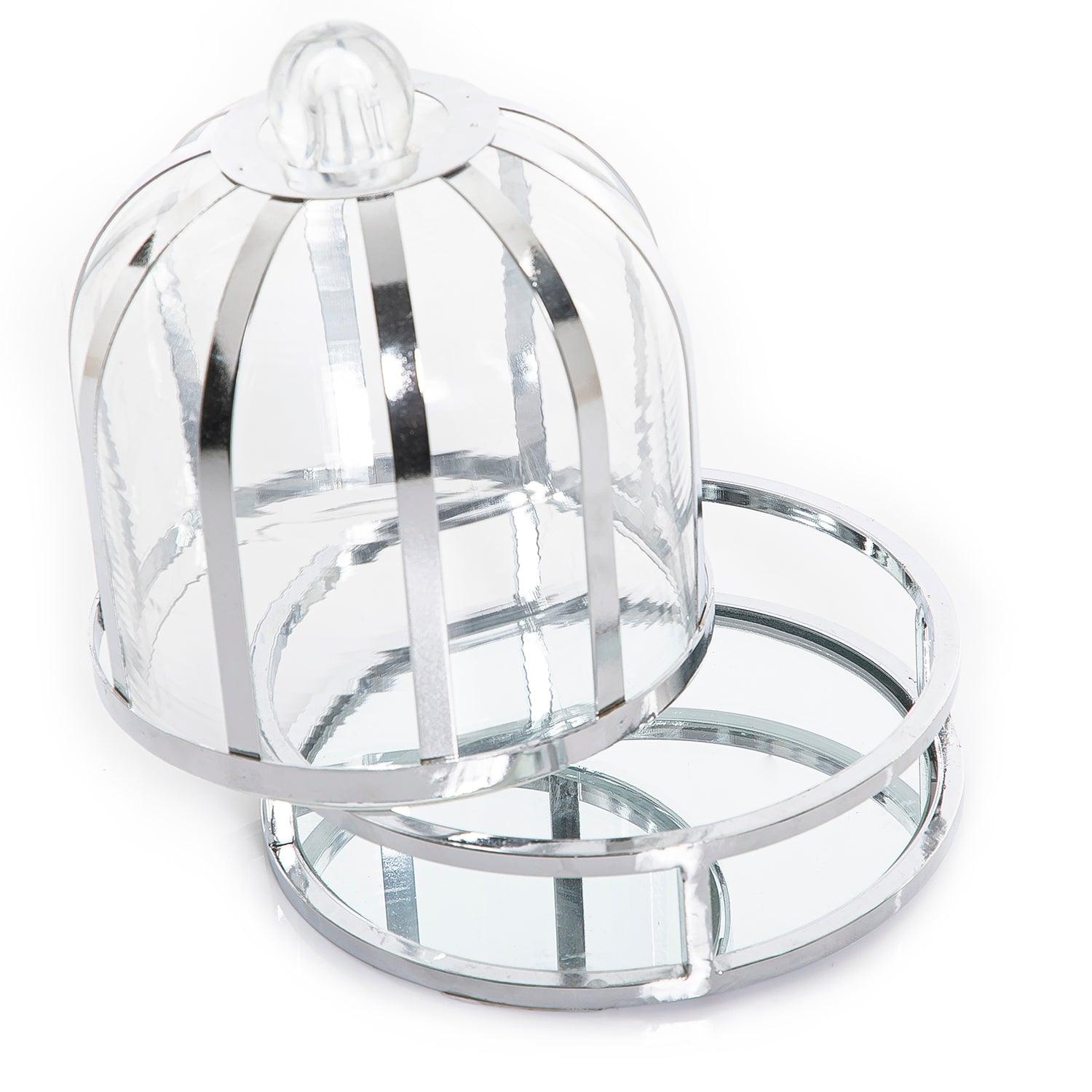 Metal and glass plate with cover - CASCADES