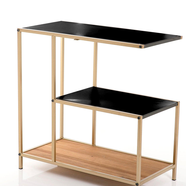 Metal and wood table stand - CASCADES