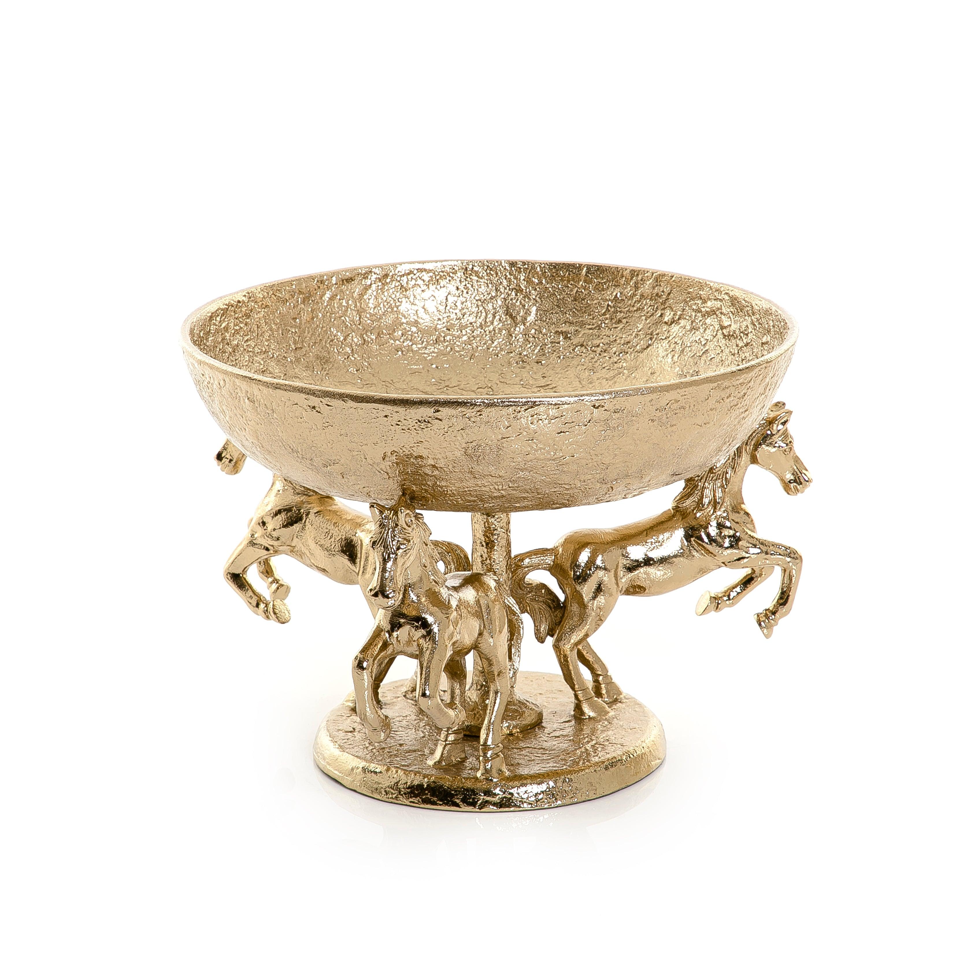 Metal bowl with base - CASCADES