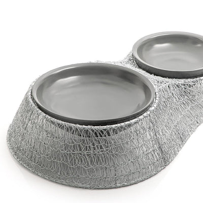 Metal stand with 2 plate - CASCADES