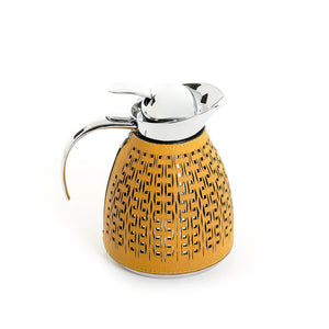 Metal thermos with leather cover - CASCADES