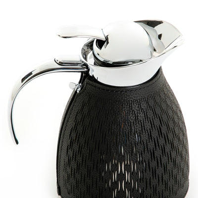 Metal thermos with leather cover - CASCADES