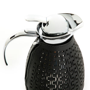 Metal thermos with leather cover - CASCADES