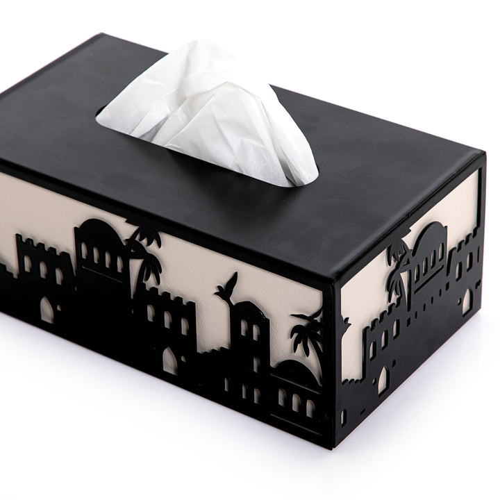 Metal tissue box with Arabian arts - CASCADES