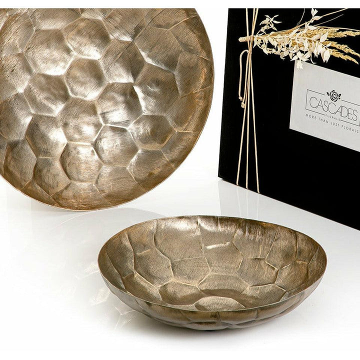 Set of 2 metal trays with gift box - CASCADES