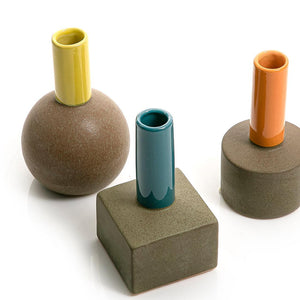 Set of 3 ceramic vases - CASCADES