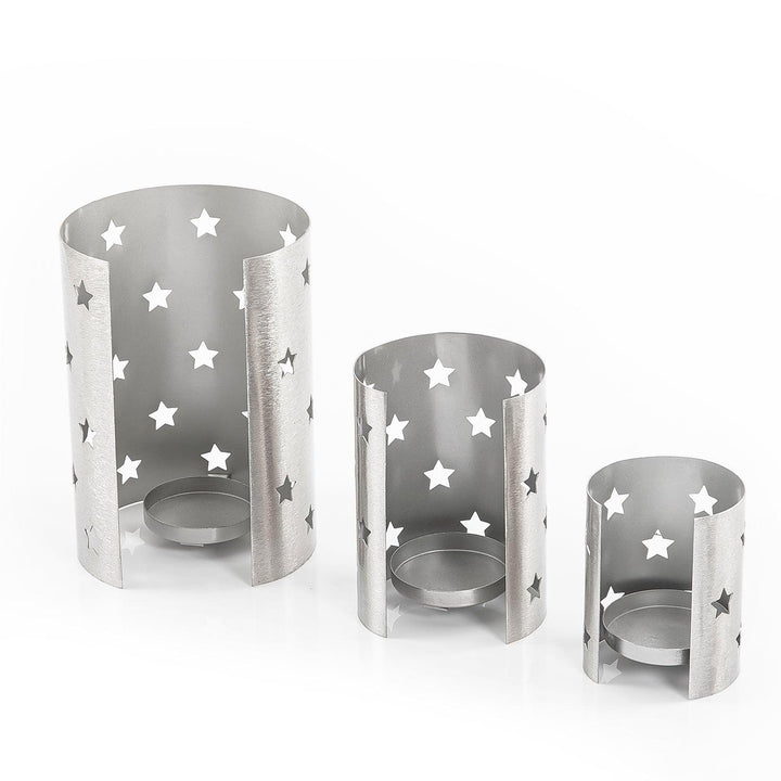 Set of 3 metal candle holder - CASCADES