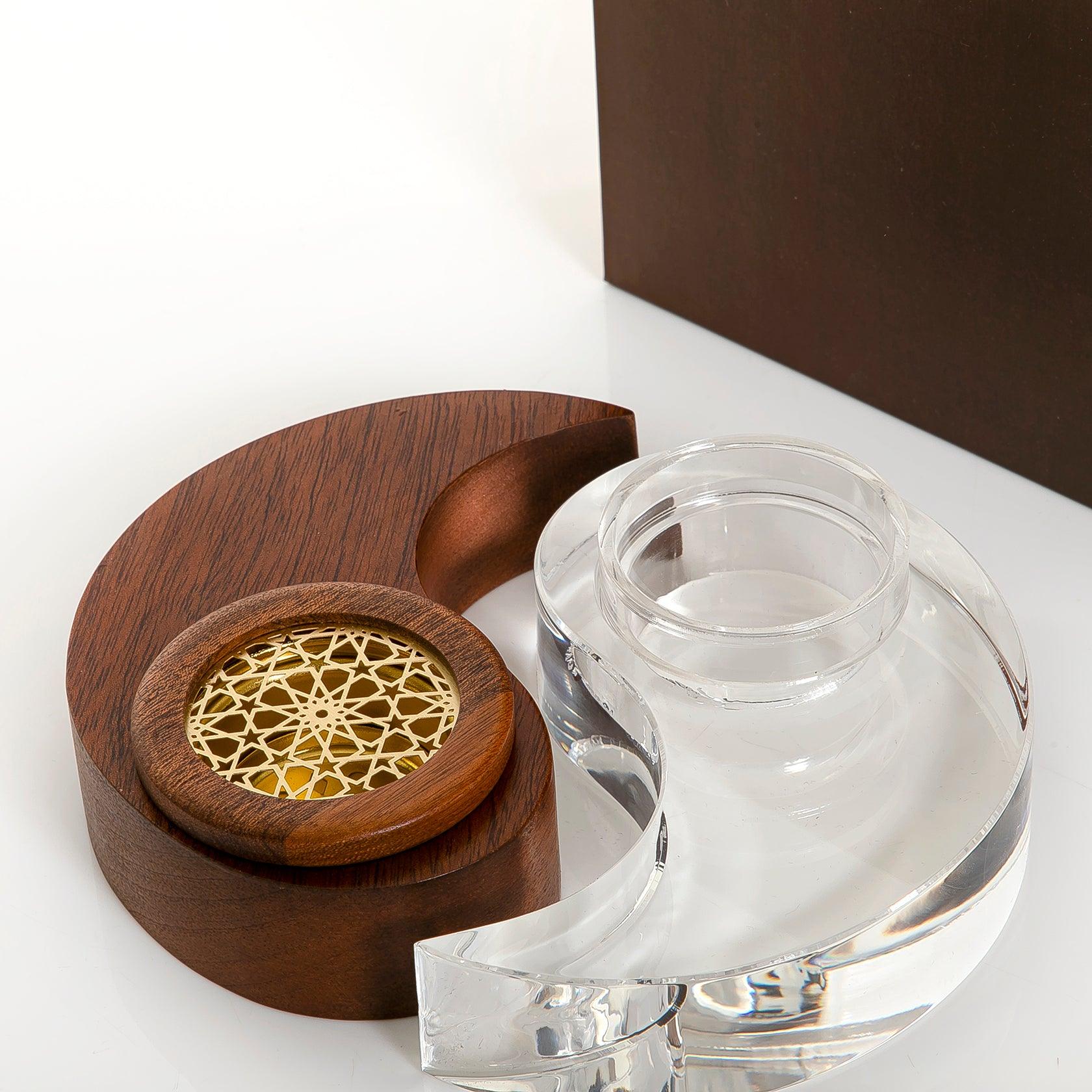 wood and acrylic mabkhar - CASCADES