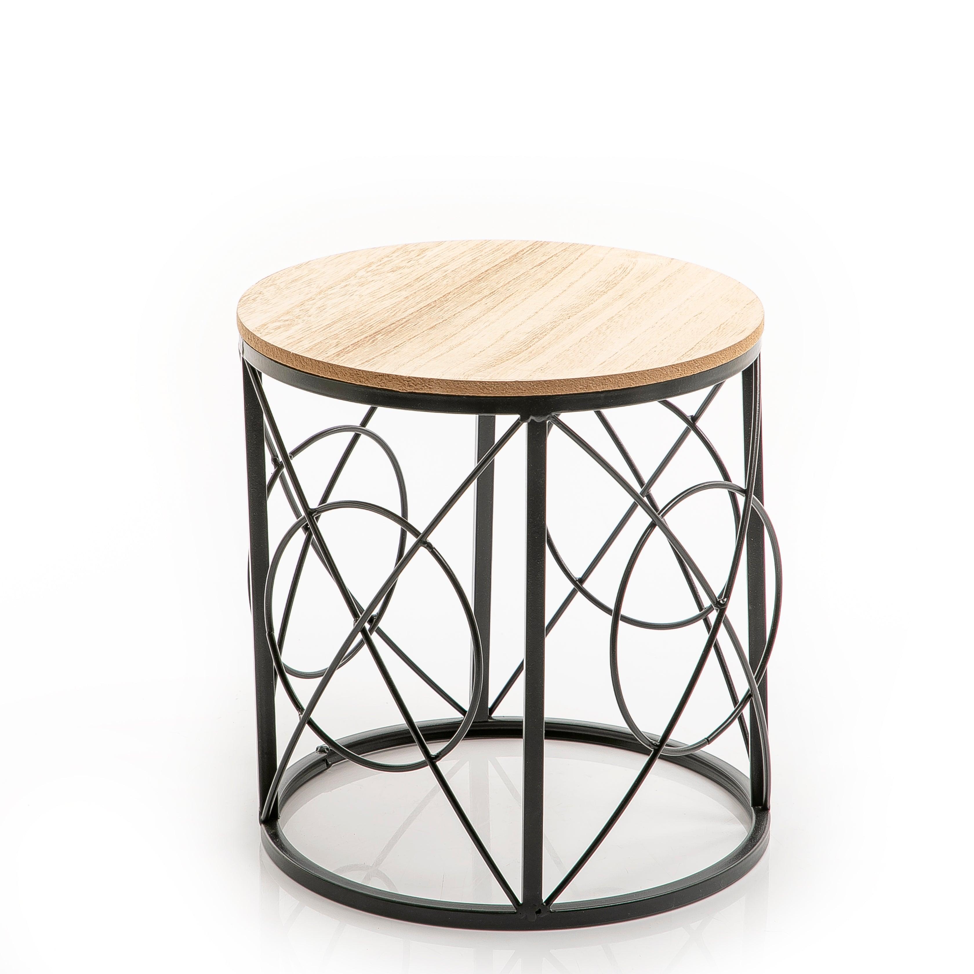 Wood And Metal Stand (6881101054117)