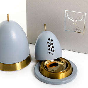 Wooden mabkhar with gift box - CASCADES