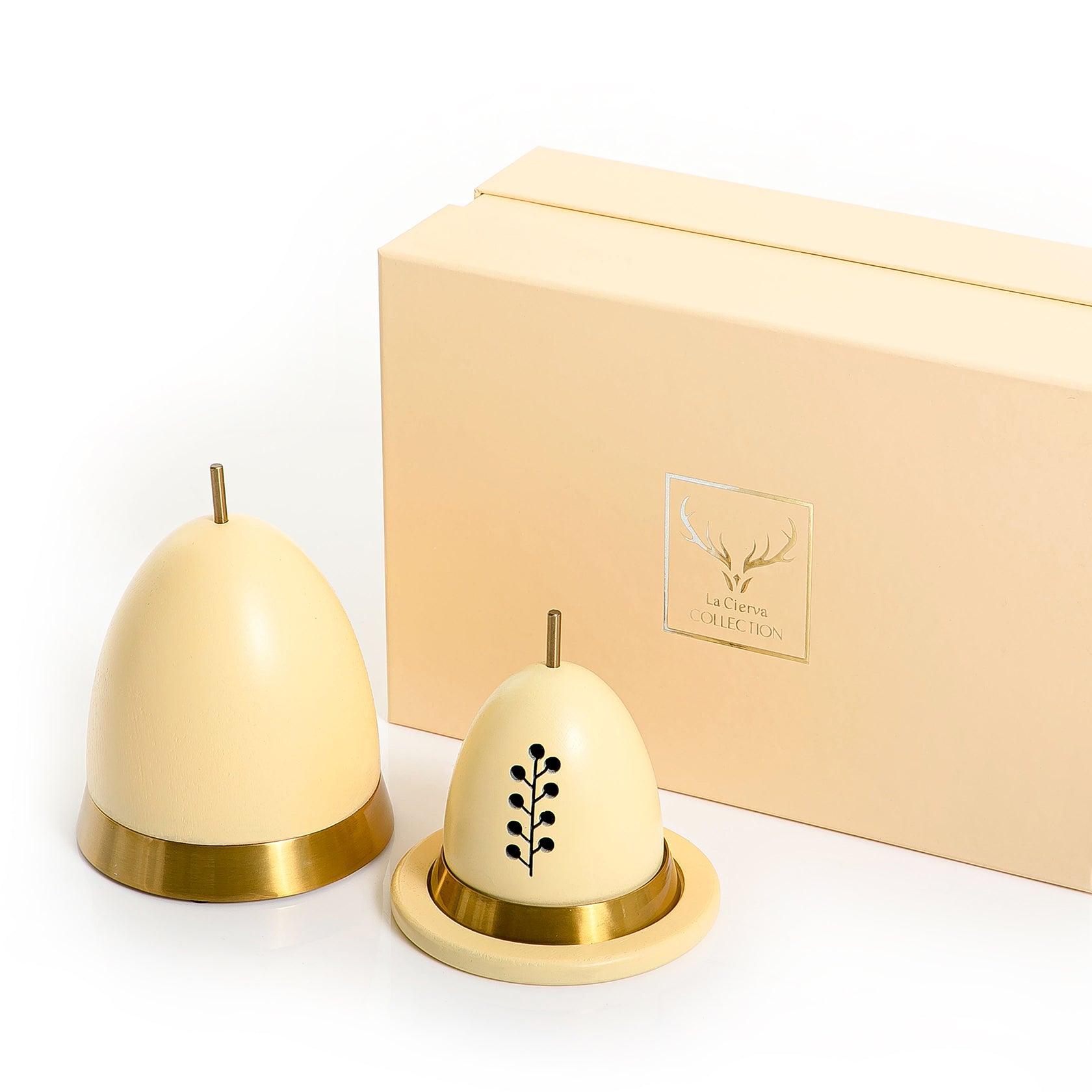 Wooden mabkhar with gift box - CASCADES