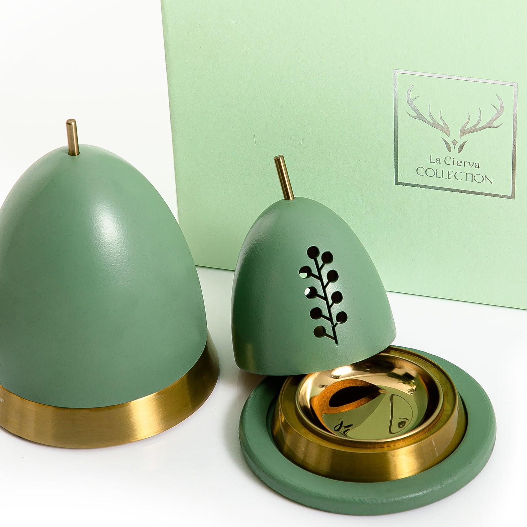 Wooden mabkhar with gift box - CASCADES